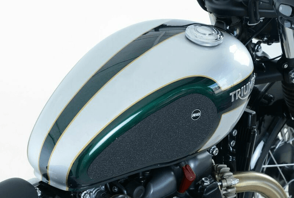Pièces Quad & Motos - Equipement véhicule - Kit grip de réservoir R&G Racing 2 pièces translucide Triumph Bonneville Bobber