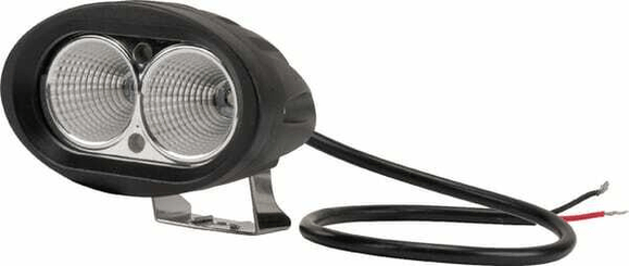 Pièces agricoles - Eclairage - Phare de travail LED ovale 20W 1800lm 10/30V, 96x72x79mm, faisceau large 2 LED gopart