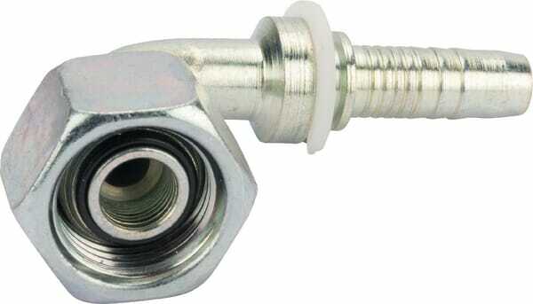 Pièces agricoles - Hydraulique - Raccord sertir DN10-1/2BSP 90°