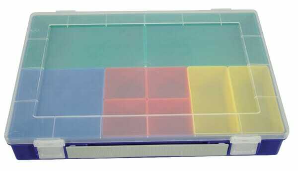 Pièces agricoles - Outils atelier - Boîte d'assortiment 9 compartiments Hünersdorff