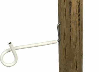 Pièces agricoles - Cloture,Jardin & Sylviculture - 10 Isol. queue de cochon 15cm