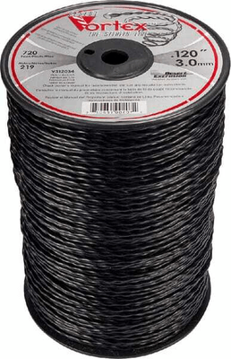 Pièces agricoles - Jardin et forêt pièce adaptable - Fil Nylon Vortex 3mm219,5m