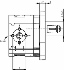 Pièces agricoles - Hydraulique - Moteur KM40.109R0-85E5-LEG/ED