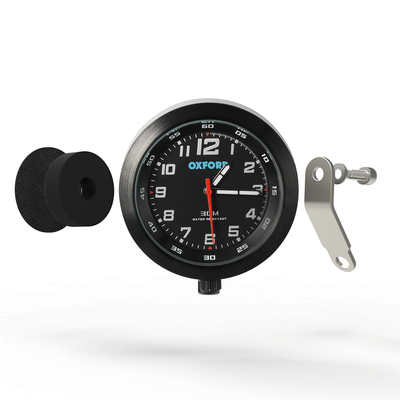 Pièces Quad & Motos - Equipement véhicule - Horloge analogique OXFORD noir