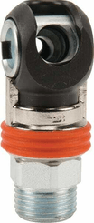 Pièces agricoles - Pièce pneumatique - Raccord rap. sécu mâle BSP1/2"