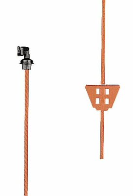 Pièces agricoles - Cloture,Jardin & Sylviculture - Piquet de fer ovale 1,05 m