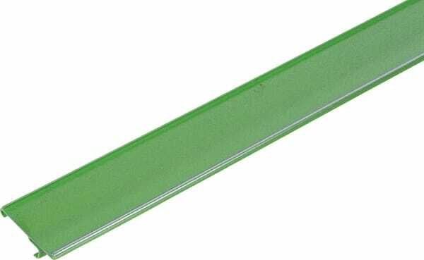 Pièces agricoles - Magasin - Rail étiq. 985mm vert RAL 6018
