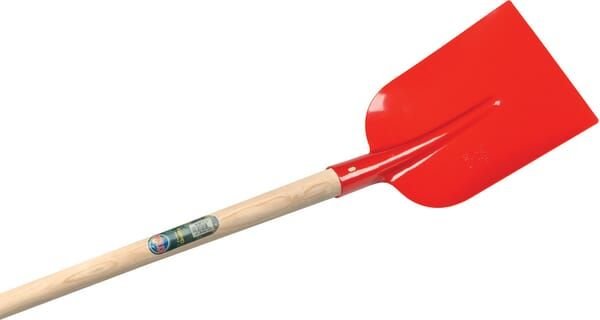 Pièces agricoles - Cloture,Jardin & Sylviculture - Pelle à béton 1/2 0 rouge + manche en T 110cm