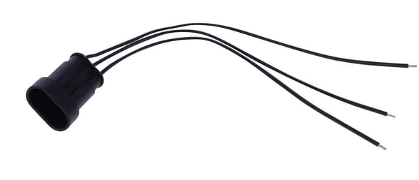 Pièces agricoles - Eclairage - Jeu de connecteurs Superseal 3 fiches pré-câblée 20cm mâle