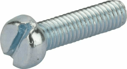 Pièces agricoles - Fasteners - Vis à tête cylindrique fendu M4x16 galv.
