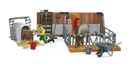 Loisirs - Jouets - Étable pour vaches et veaux bworld
