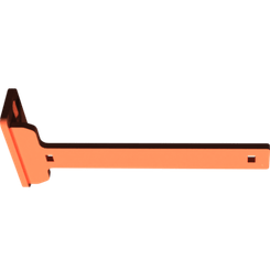 Pièces agricoles - Pièce divers - support de racleur central -peint-