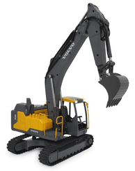 Loisirs - Jouets - DiggerVolvo EC160E Metal 1:16 avec grappin à obus et marteau de démolition