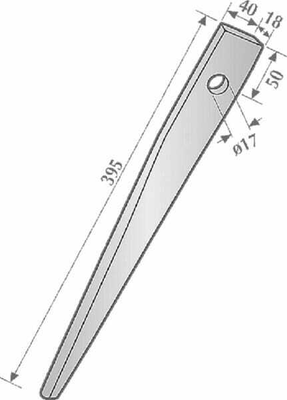 Pièces agricoles - Travail du sol - Dent de herse rot Kuhn 400