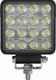 Phare de travail LED 25W, 3040lm,carré 25W 2500lm, 10/30V, 108x48x108mm très longue portée 16 LED Kramp
