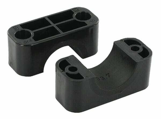 Pièces agricoles - Hydraulique - Demi-coq.noire lisse A5 33,7mm