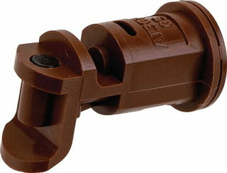 Pièces agricoles - Pièce Pulvérisateur - Buse à double jets A13070 110° 5 brun plastique TeeJet