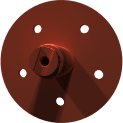 Pièces agricoles - Pièce divers - Axe de roue étroit soudé-peint-