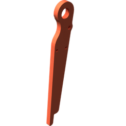 Pièces agricoles - Pièce divers - Plat de verrouillaget peint à court