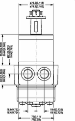 Pièces agricoles - Hydraulique - Moteur Danfoss OMPW200