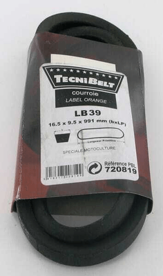 Pièces agricoles - Transmission - Courroie LB39 Mitsuboshi