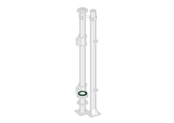 Materiels - Accessoires 0Kg-5Kg - RONDELLE ANTI FRICTION VERTE CONTENTION D.15CM
