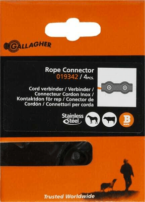 Pièces agricoles - Cloture,Jardin & Sylviculture - Connecteur cordon Inox (x4)