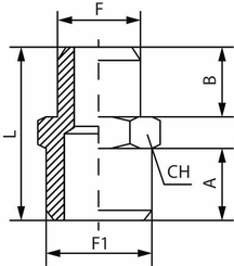 Pièces agricoles - Pièce pneumatique - Double raccord