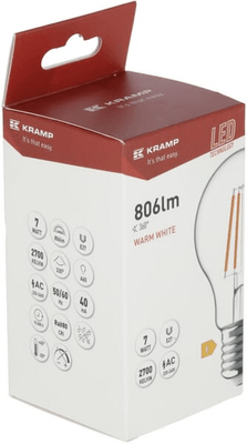 Pièces agricoles - Electricité - Ampoule LED à Filament - Classique A60 E27 7W
