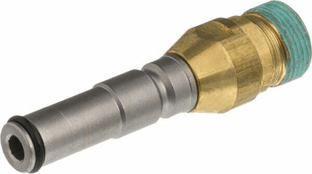 Pièces agricoles - Hydraulique - Accouplement mâle ST-247 x filetage mâle TR22, acier inoxydable