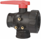 Vanne b.sph. 2" 3v., 1s.ten.