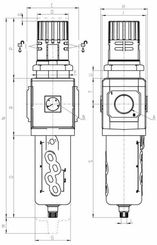 Pièces agricoles - Pièce pneumatique - Filtre Régulateur