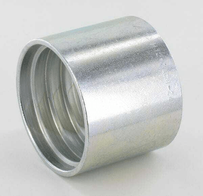 Pièces agricoles - Hydraulique - Jupe à sertir Ø61x48,6mm DN38 acier / zingué Alfagomma