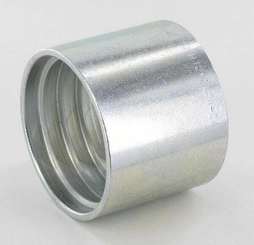 Pièces agricoles - Hydraulique - Jupe à sertir Ø61x48,6mm DN38 acier / zingué Alfagomma