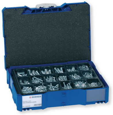 Boulonnerie, quincaillerie - Meubles, rangements - B-CLIC+ N°1 VIS+ECROUS+ROND