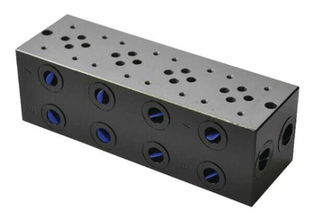 Pièces agricoles - Hydraulique - Plaque de base NG6+forage