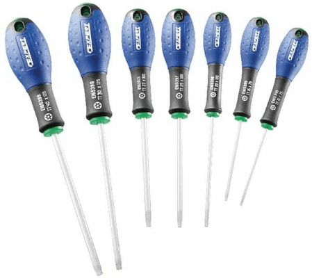 Outils - Outils divers - Jeu 7 tournevis Tamper Torx®