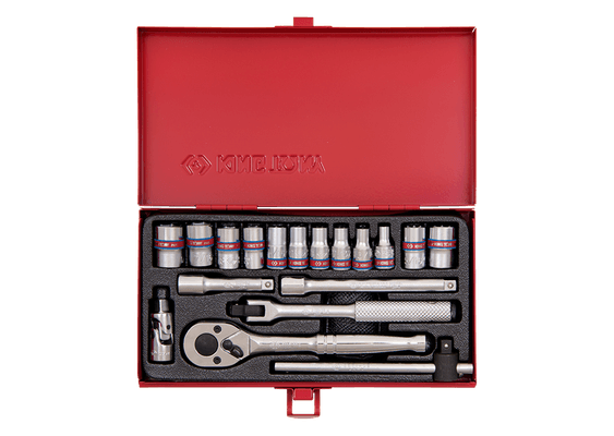 Outils - Outils divers - Coffret douilles 1/4" 18 pièces en pouce