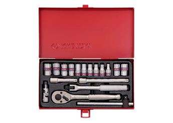 Outils - Outils divers - Coffret douilles 1/4" 18 pièces en pouce