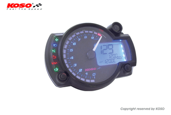 Pièces Quad & Motos - Equipement véhicule - Compteur digital mutlifonctions KOSO RX2N+ GP Style universel