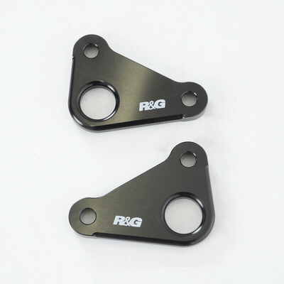 Pièces Quad & Motos - Transport - Garage - Paddock - Platines pour sangles R&G RACING noir Ducati Panigale V4