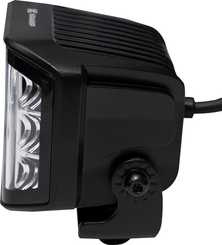 Pièces agricoles - Eclairage - Phare de travail LED, 70W, 8400 lm, carré, 12/24V, blanc, 97x77x75mm prise Deutsch, faisceau diffus, 10 LED