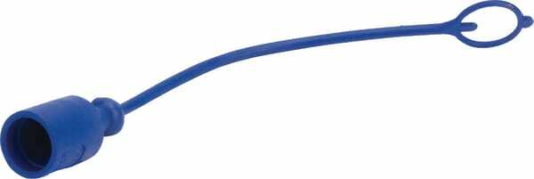 Pièces agricoles - Hydraulique - Bouchon bleu pour mâle NV 3/8