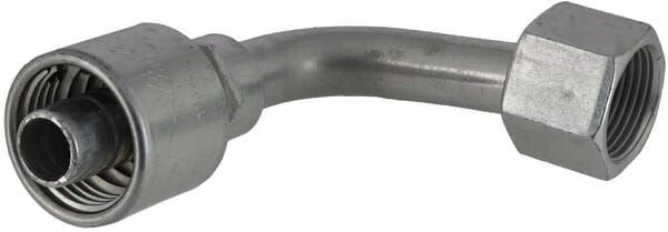 Pièces agricoles - Hydraulique - Racc. à sertir 90° DN16-1" ORFS