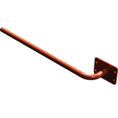 Pièces agricoles - Pièce divers - Tube support de plaque signa avec faux