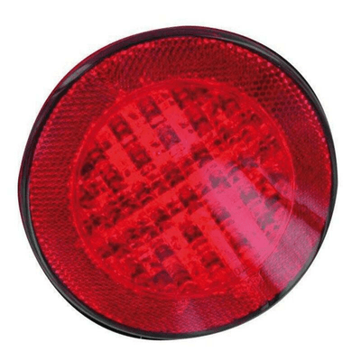 Pièces Quad & Motos - Equipement véhicule - Catadioptre V PARTS rond Ø55mm rouge