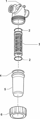 Pièces agricoles - Pièce Pulvérisateur - Filtre de pression 1 1/2"