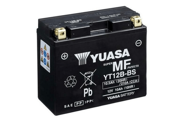 Pièces Quad & Motos - Electrique - Batterie YUASA sans entretien avec pack acide - YT12B-BS