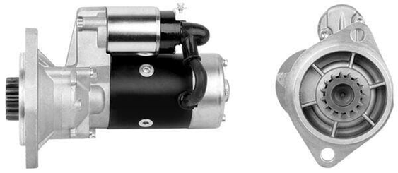 Pièces agricoles - Eclairage - Démarreur 12V, 2,5kW, 15 dents, CW, Mahle