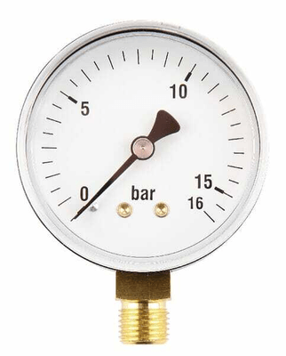 Pièces agricoles - Hydraulique - Manomètre Ø63 0-16bar ¼" inf.